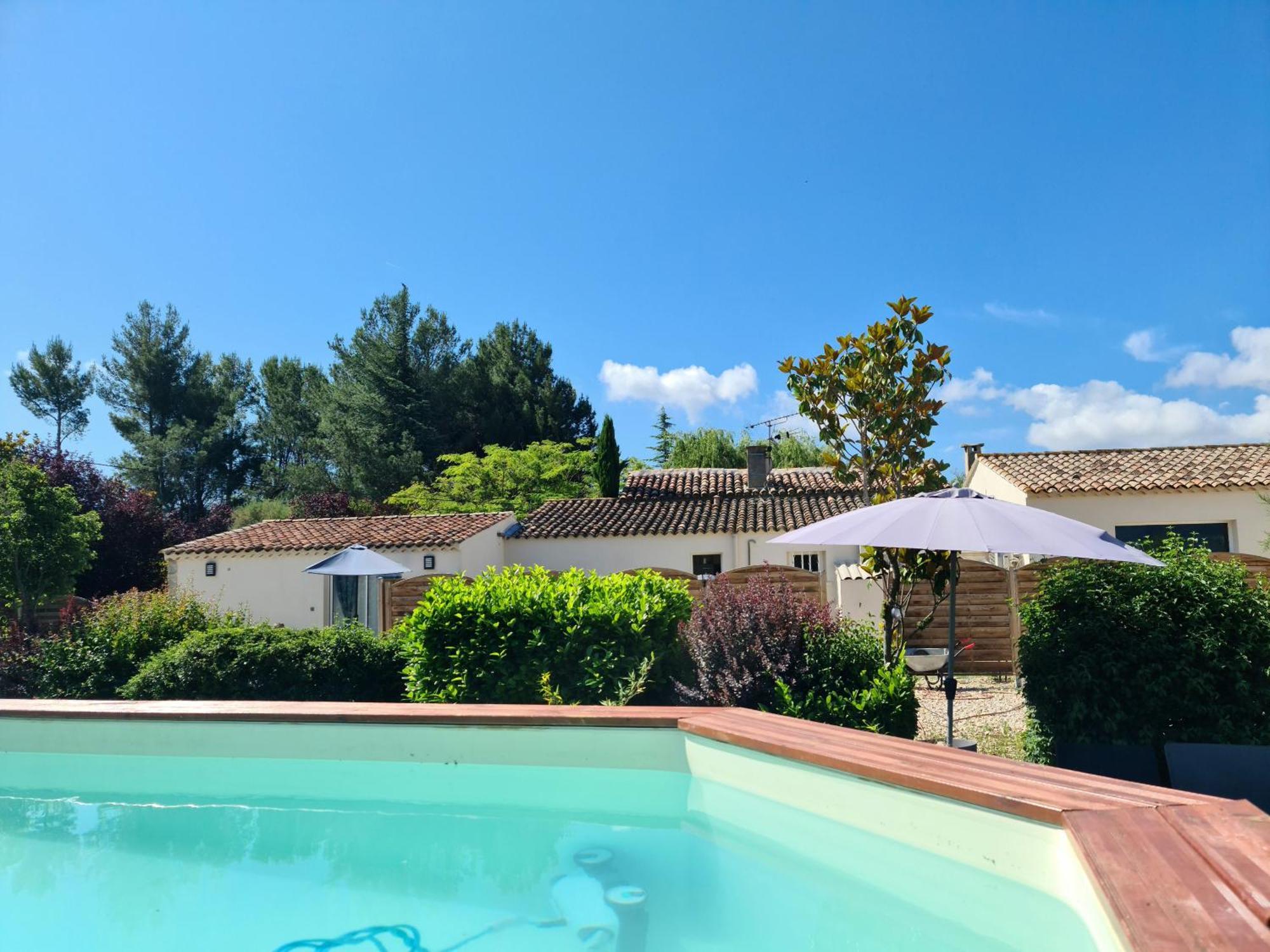 شقة Mas Gabelys Superbe Vue Sainte Victoire Jardin Terrasse Et Piscine تخي المظهر الخارجي الصورة