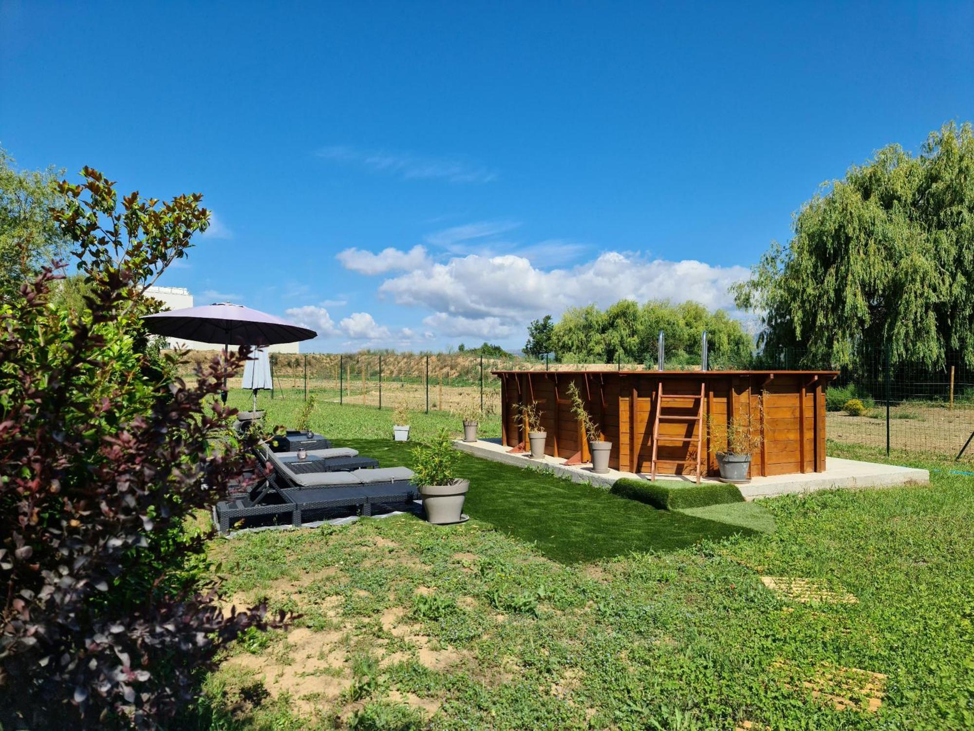 شقة Mas Gabelys Superbe Vue Sainte Victoire Jardin Terrasse Et Piscine تخي المظهر الخارجي الصورة